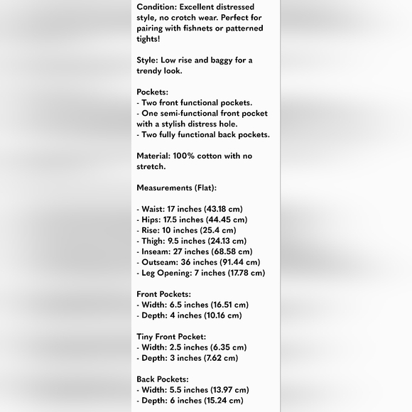 American Eagle Distressed Lightwash Jeans | Large Leg Holes - Picture 9 of 9